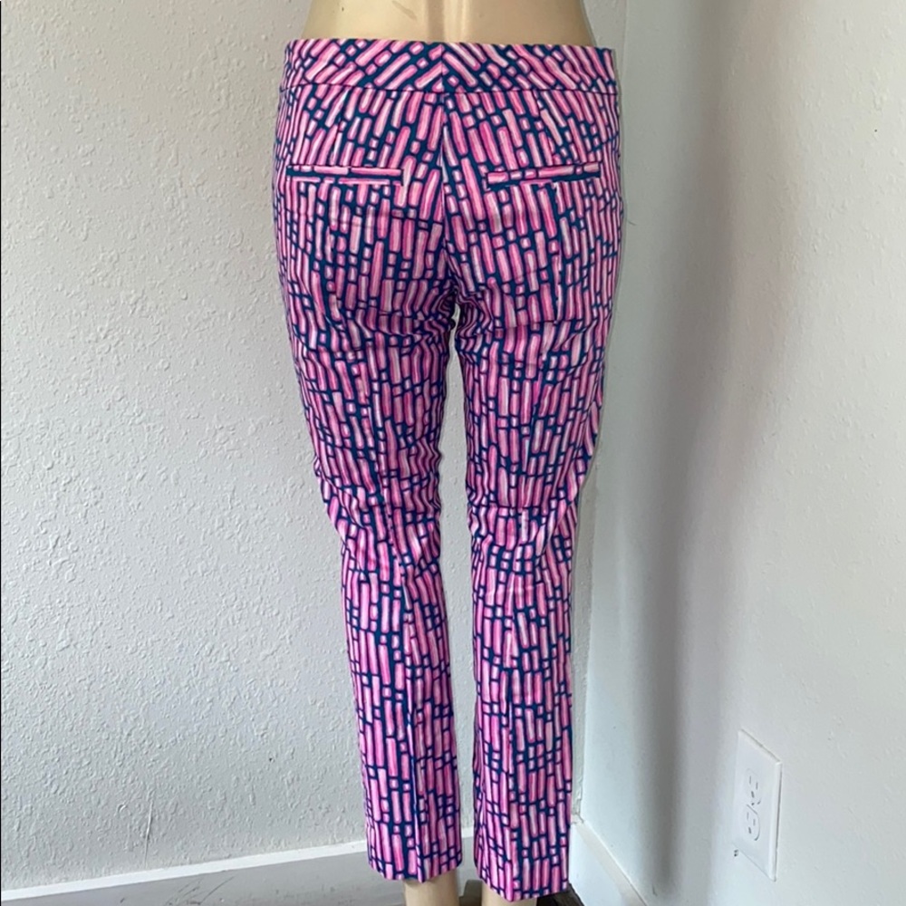 Lilly Pulitzer pick pattern pants size 00 XXS